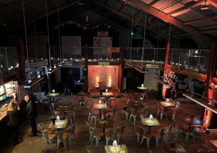 Cabaret-Set-Up-South-Quay-Whitstable-Murder-Mystery